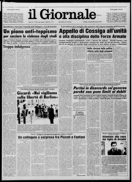 Il giornale nuovo : quotidiano del mattino